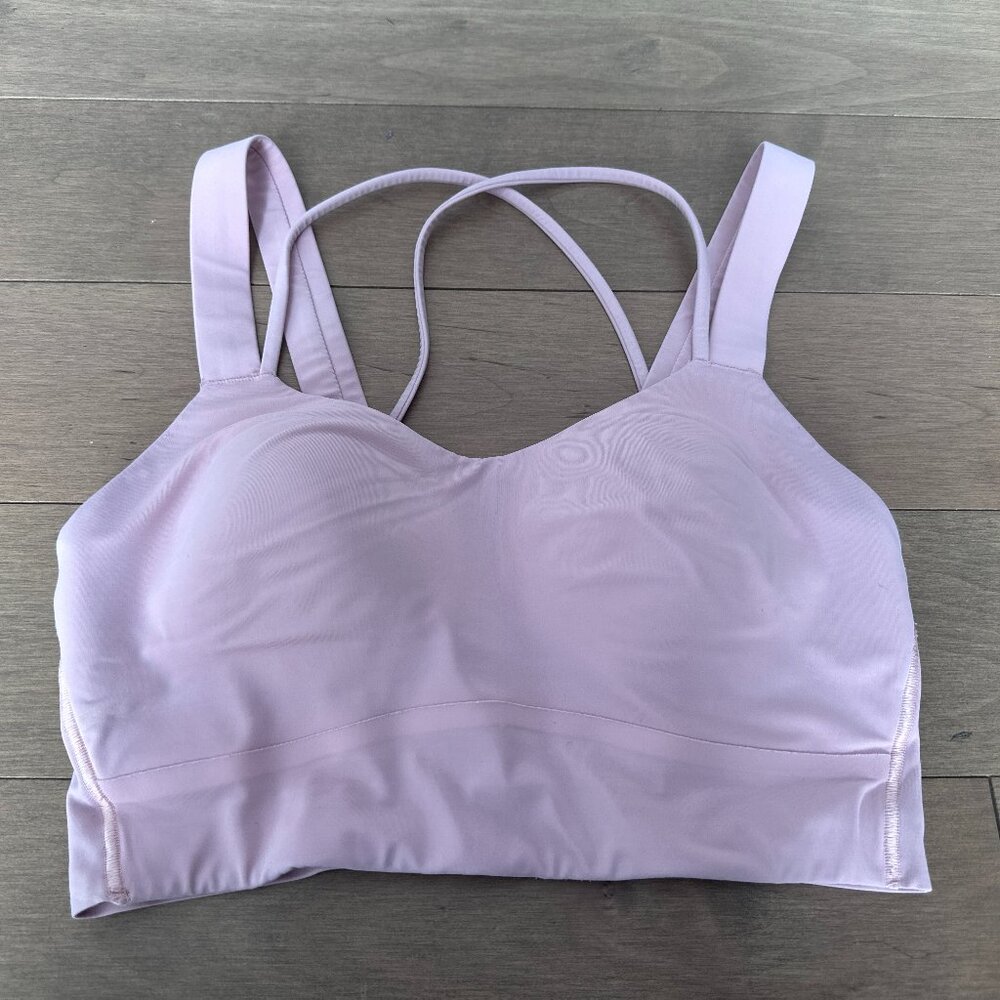 LULULEMON Like a Cloud Longline D/DD size 4 *** DEW PINK
